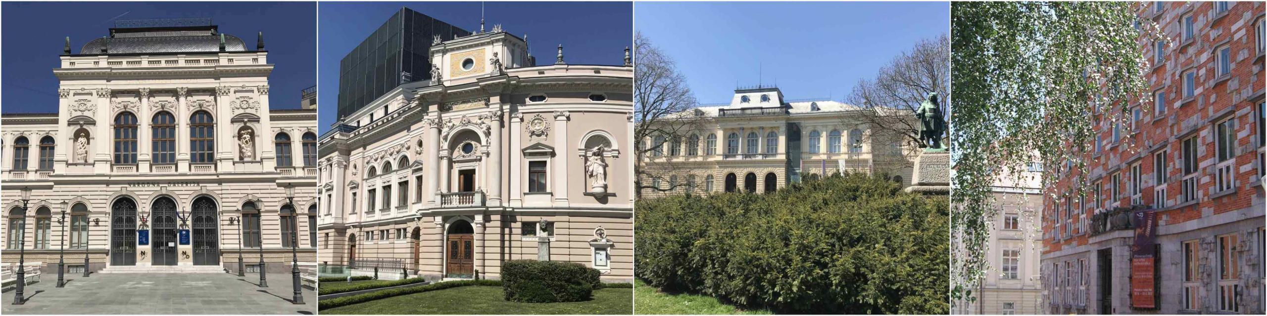 Sightseeing in Ljubljana, cultural institutions.