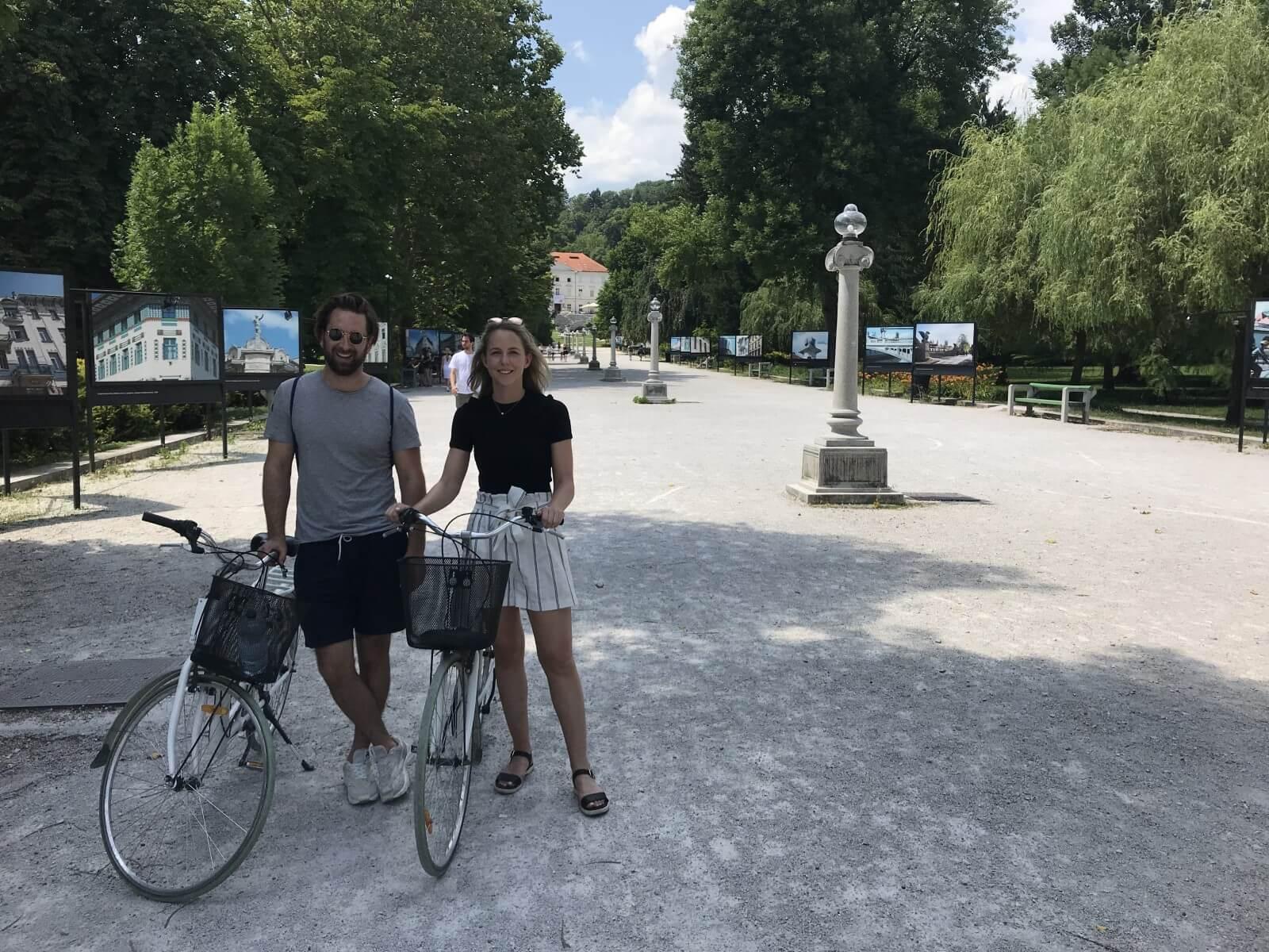 Visit Ljubljana, Open air gallery: Tivoli Park Jakopič Promenade.