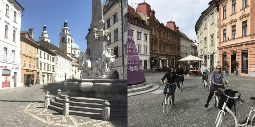 Sightseeing in Ljubljana, historical center