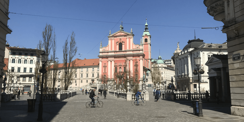Sightseeing in Ljubljana, Preseren square
