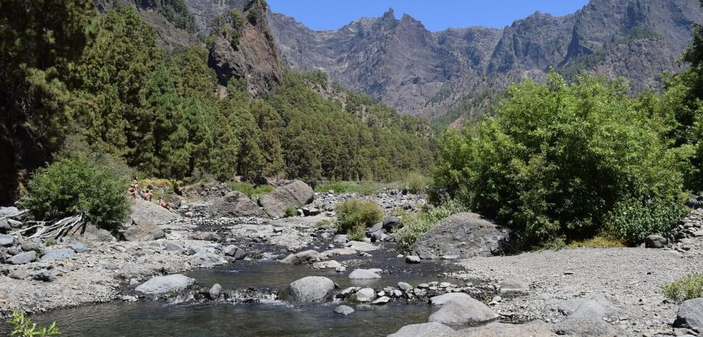 Nacionalni park La Caldera de Taburiente, pohodništvo in kampiranje Kanarski otoki La Palma