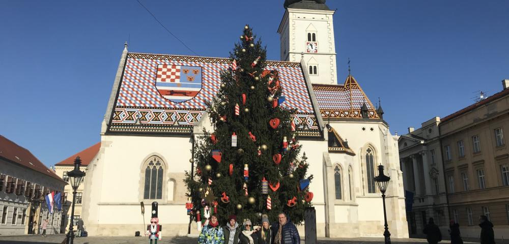 izlet v Zagreb. Zagrebški Advent. Zagreb v predbožičnem času.