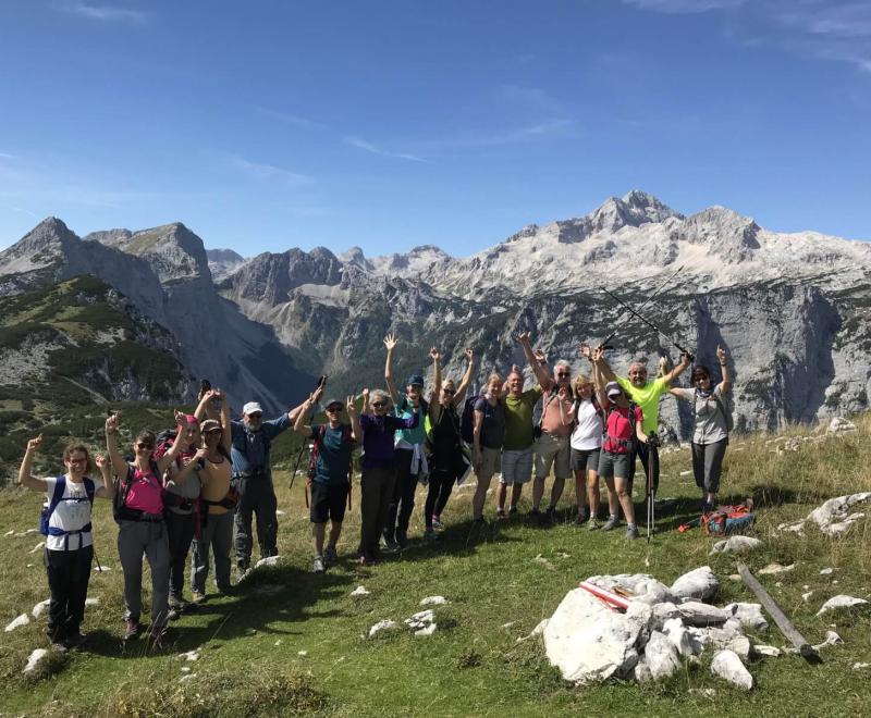 Vandrovc-Globetretter, Easy to moderate hiking in Slovenian Alps 